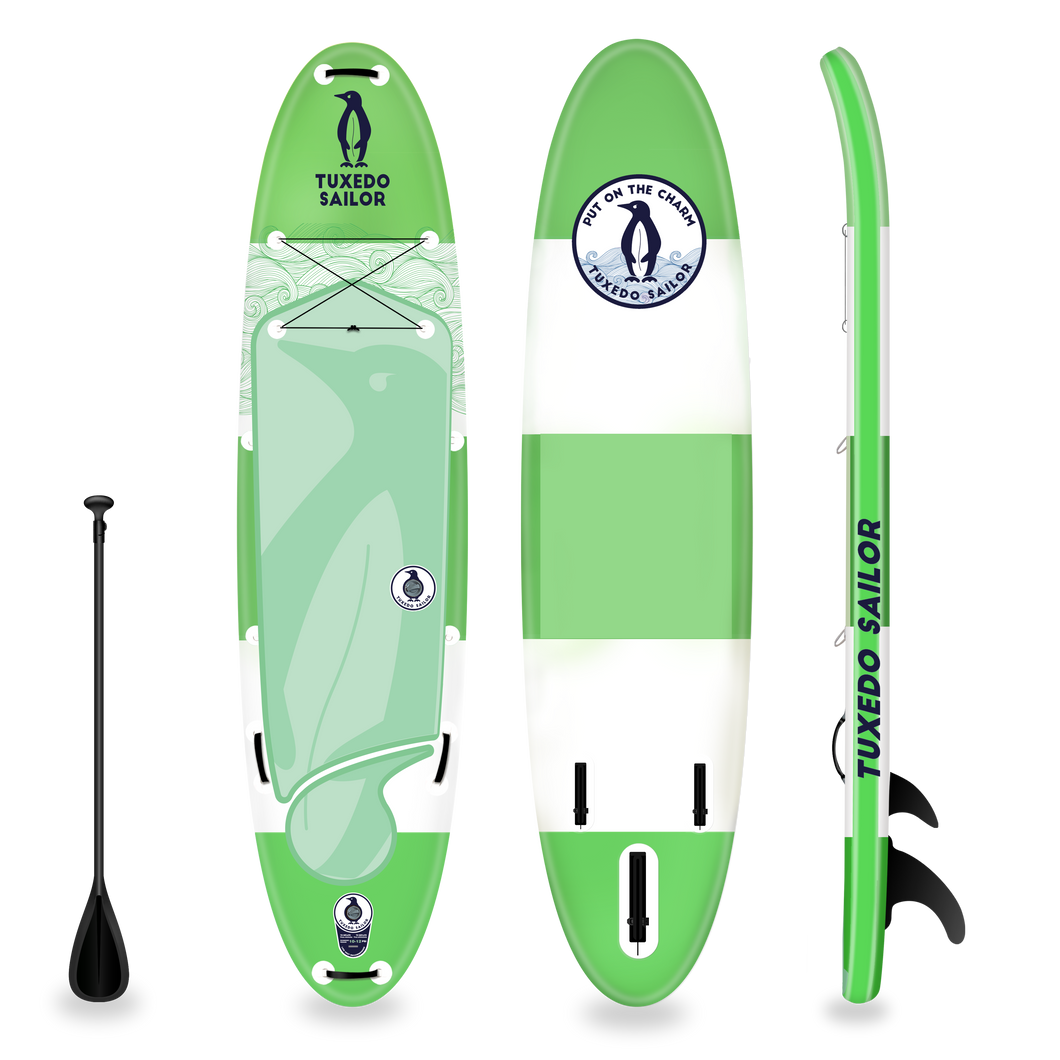 Tuxedo Sailor Inflatable Stand Up Yoga Paddle Board  10'×32