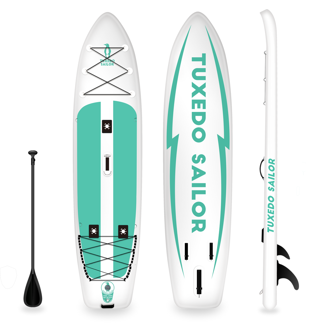 Tuxedo Sailor Inflatable Stand Up Paddle Board Fishing 12'×34